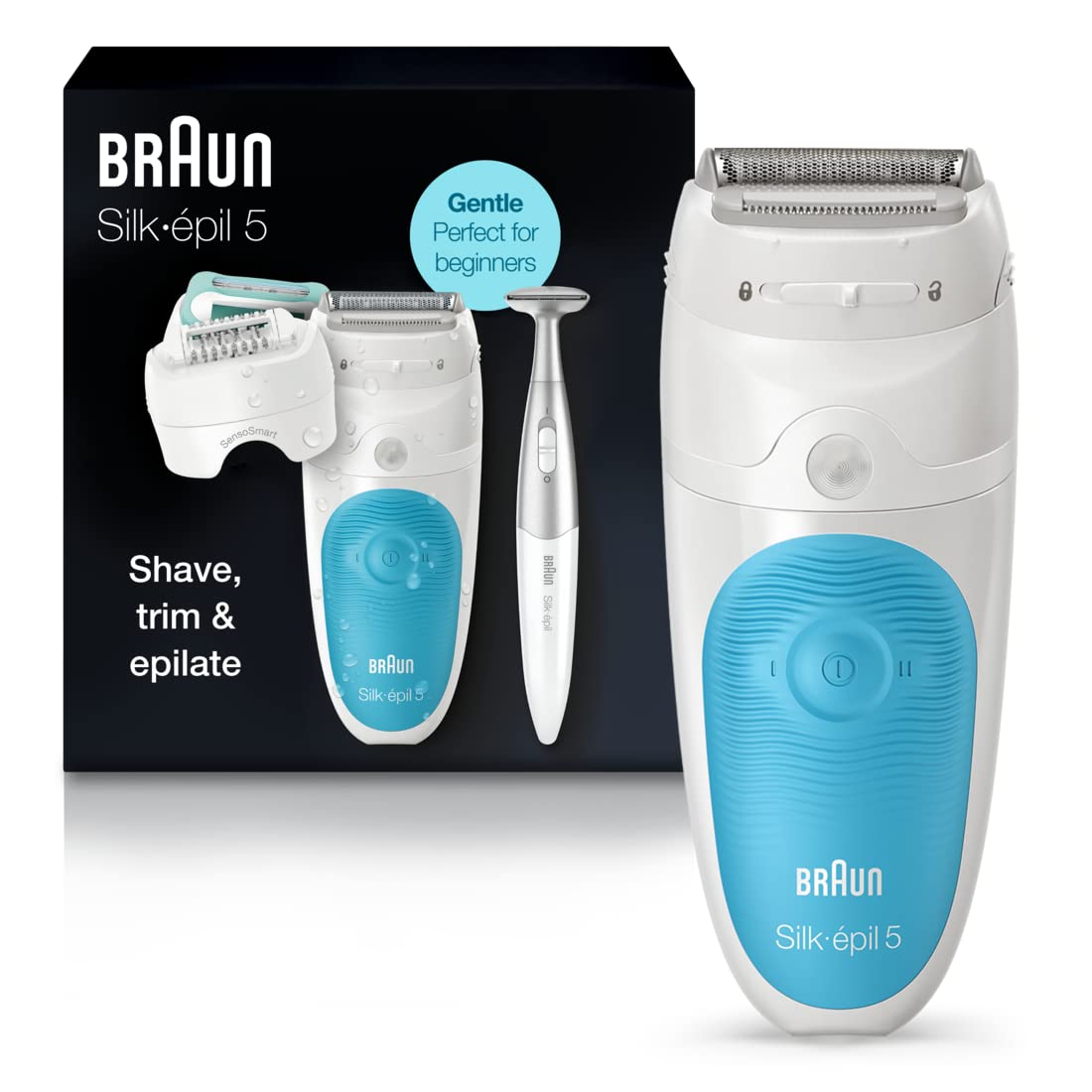 Braun Silk-pil 5 5-810 Epilator for Women for Gentle Hair Removal,