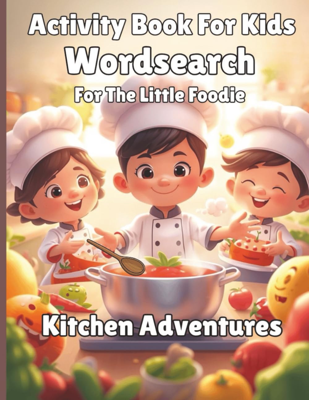 Word Search for Kids Kitchen Adventures: Activity Book - A Fun and Educational Adventure Through Words Sparking Curiosity and Imagination