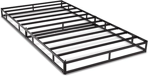 Miniatura 4 de Tienda Basics Smart Box Spring, base de colchón de 5 pulgadas, tamaño matrimonial, sin herramientas, fácil montaje