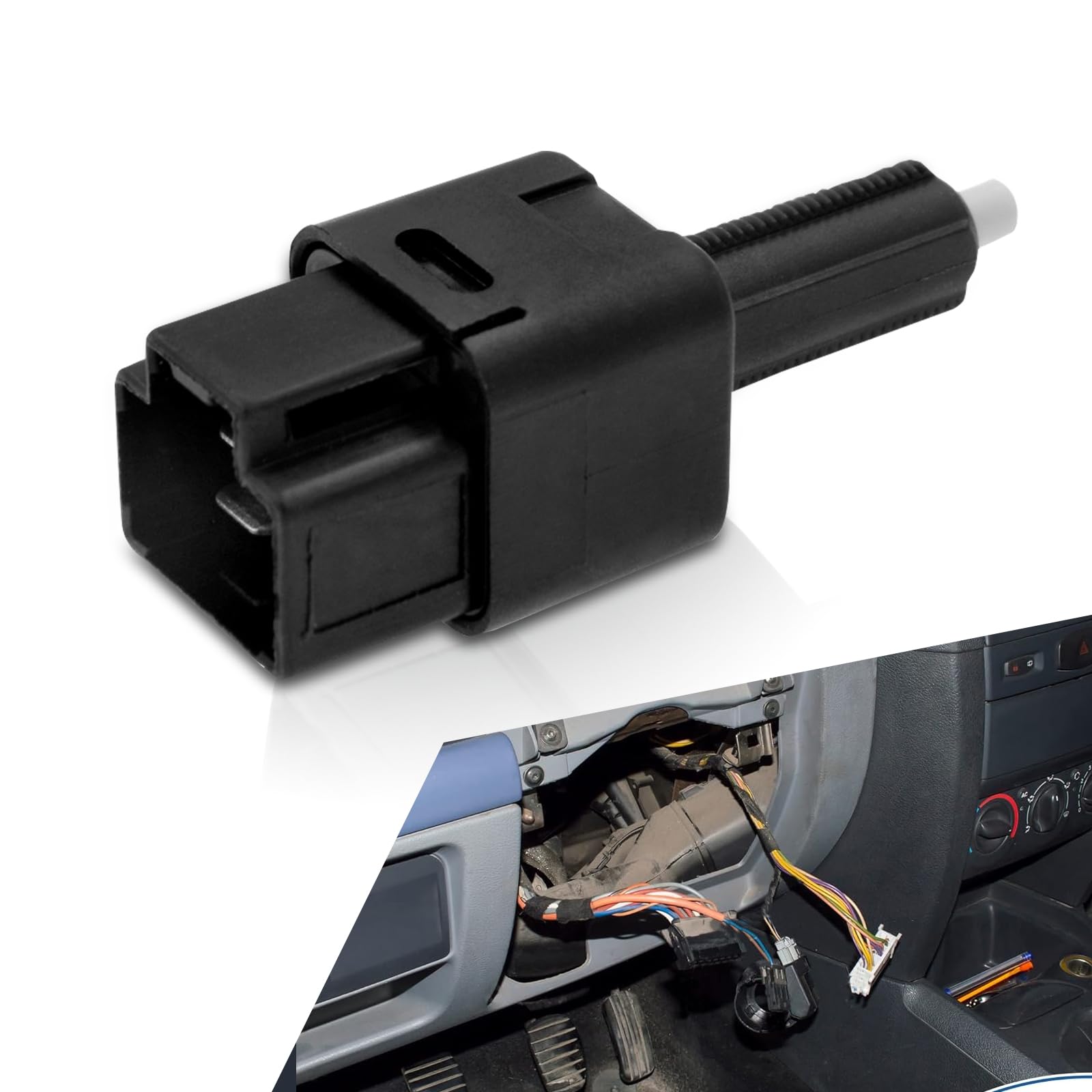 1 PC Car Brake Light Switch Auto Replacement Parts Basic Brake Light Switch Assembly Compatible with 2003-2019 Sentra