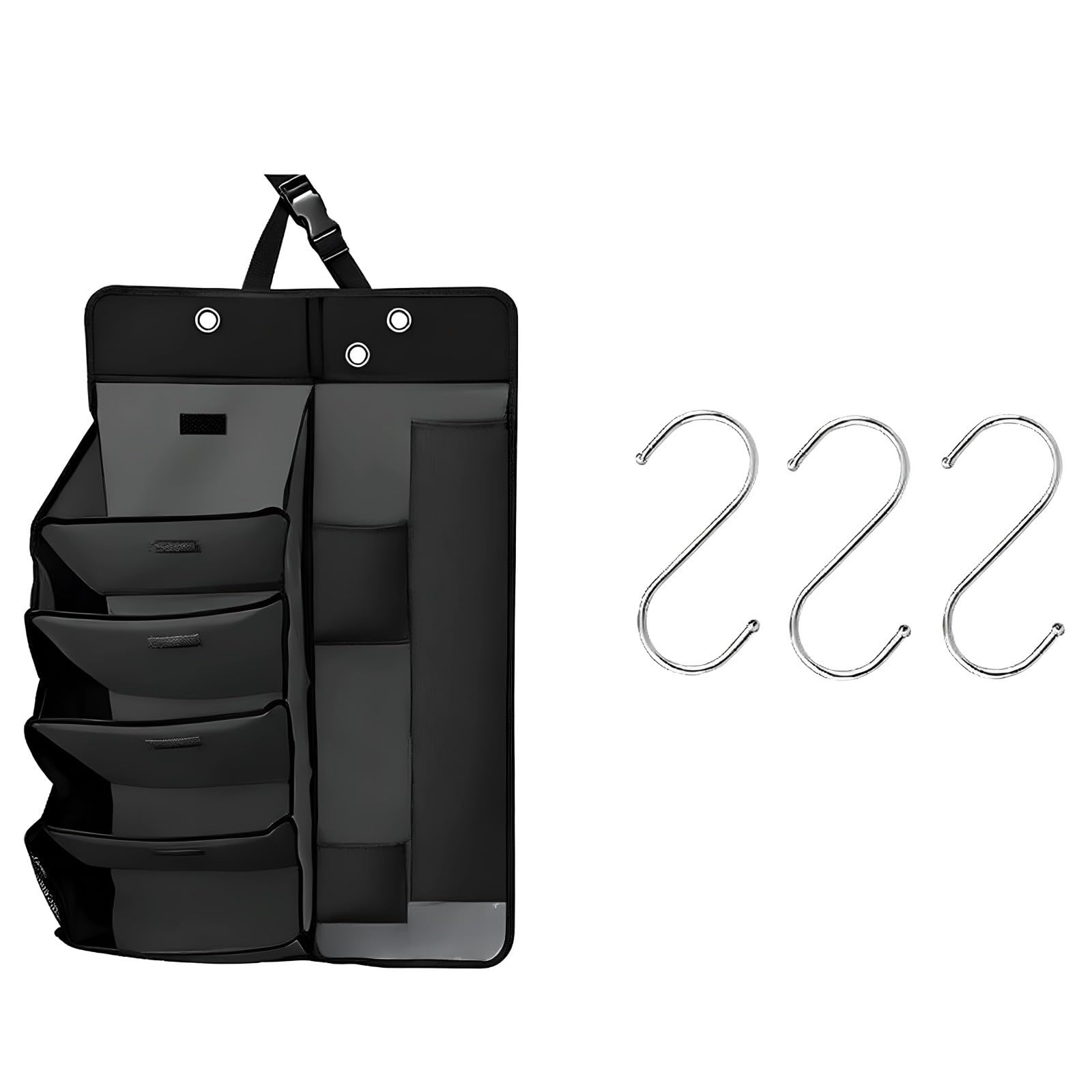 Oxxggkao Multilayer Back Storage Holder with Sturdy Oxford Fabric for Vehicle Organization Waterproof Car Planner
