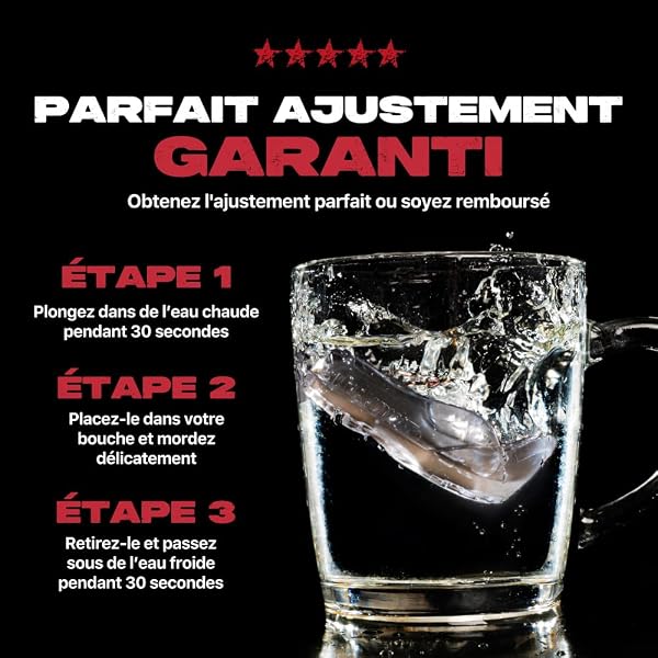 SafeJawz Sport Protège-dents Éléments ROCHER, Protection intégrale pour Tous Les Sports, notamment Le Rugby, MMA, Hockey, Judo, Karate, Les Arts Martiaux et la Boxe (GRIS) - 4