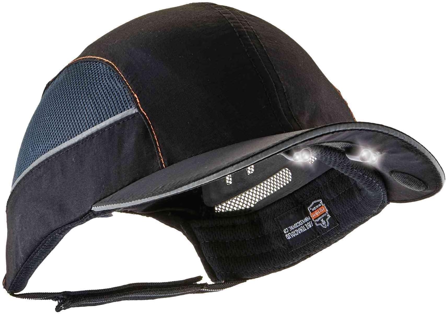 Safety Bump Cap with LED Brim Lighting