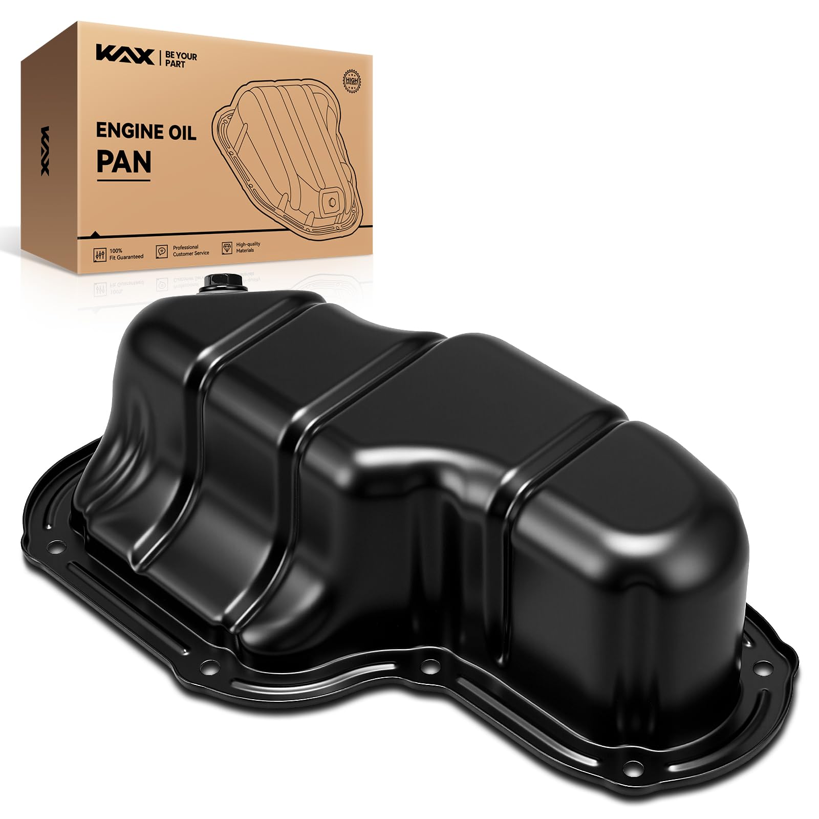 KAX 264-529 Engine Oil Pan Fit for Nissan Frontier 2005-2019, Nissan Pathfinder 2005-2012, Nissan Xterra 2005-2015, Nissan NV2500/NV3500 2012-2018, NV1500 2013-2017, Equator 2009-2012