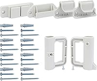 Vista 1 de KISKIZ Kit de piezas de repuesto extra largas para puerta de bebé, puertas retráctiles, puerta extra ancha para perro, juego completo de accesorios