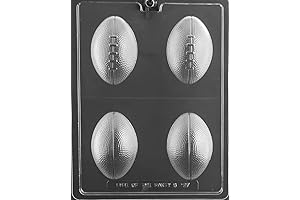 Grandmama's 3D Chocolate Football Mold for Sports Fans