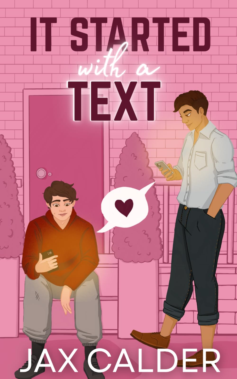 It Started with a Text: A Mistaken Identity MM Romantic Comedy Novella (Queer Ways to Fall in Love)