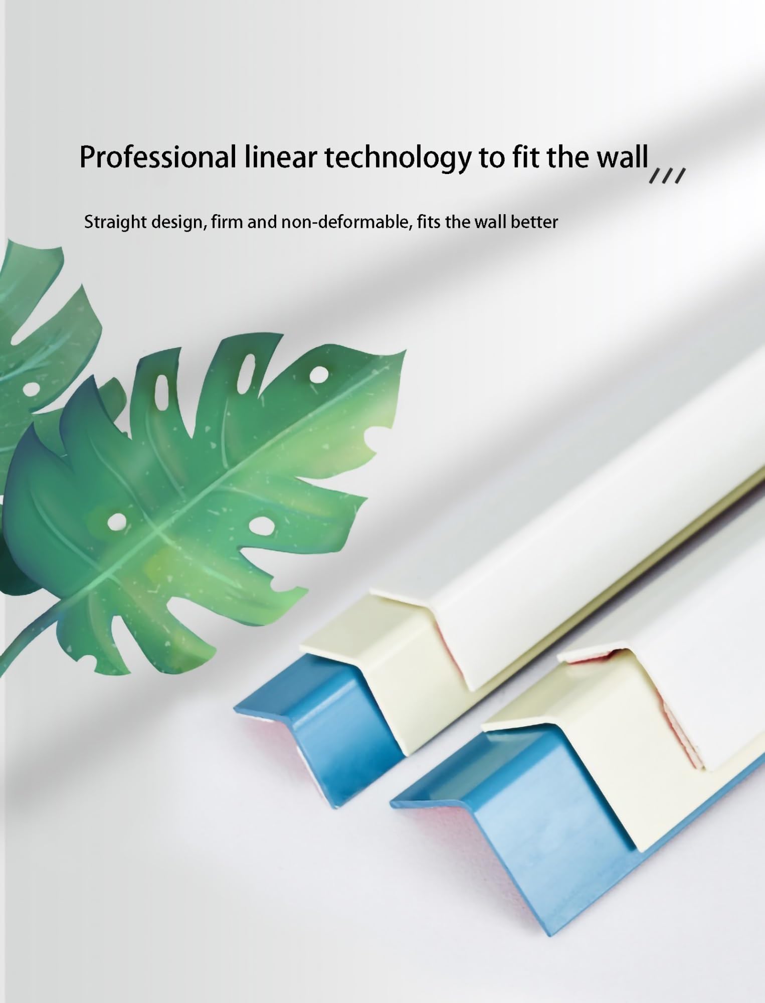 YLFFFZXK Protezioni Angolari Per Pareti In PVC Autoadesive In Plastica Da 90 Gradi, Protezioni Per Bordi - Foto 6