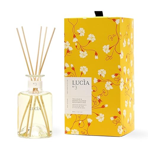 Lucia Aromatic Reed Diffuser -Tea Leaf & Wild Honey
