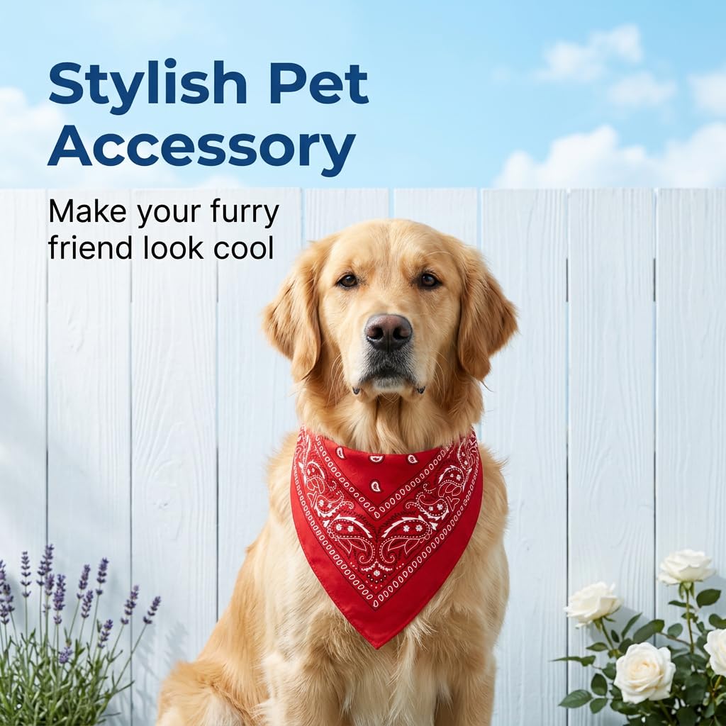 10 sztuk bandana czerwona bawełniana chusta na szyję, wzór Paisley, chustka na głowę, unisex, chusta na głowę, chusta na głowę, zestaw klasycznych wzorów dla kobiet i mężczyzn, akcesoria, opaska na