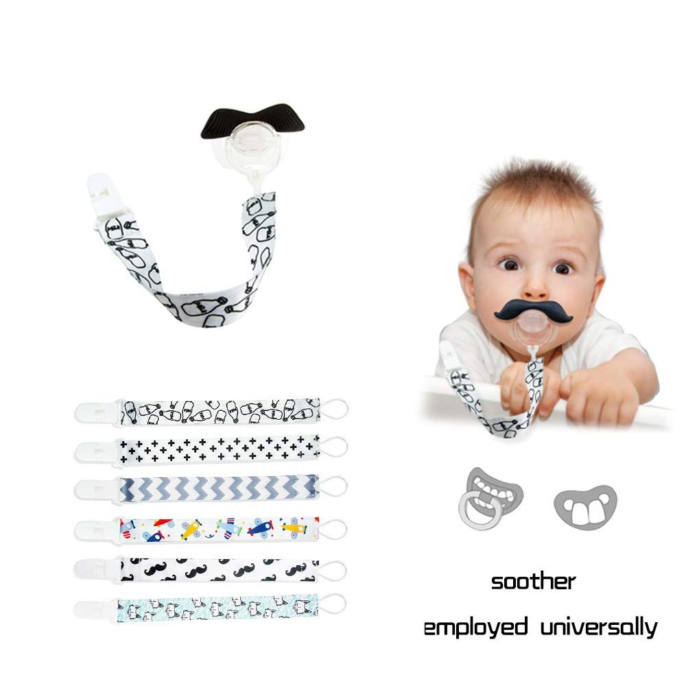 Aisikasi Pacifier Clip for Baby Premium Quality Modern Designs