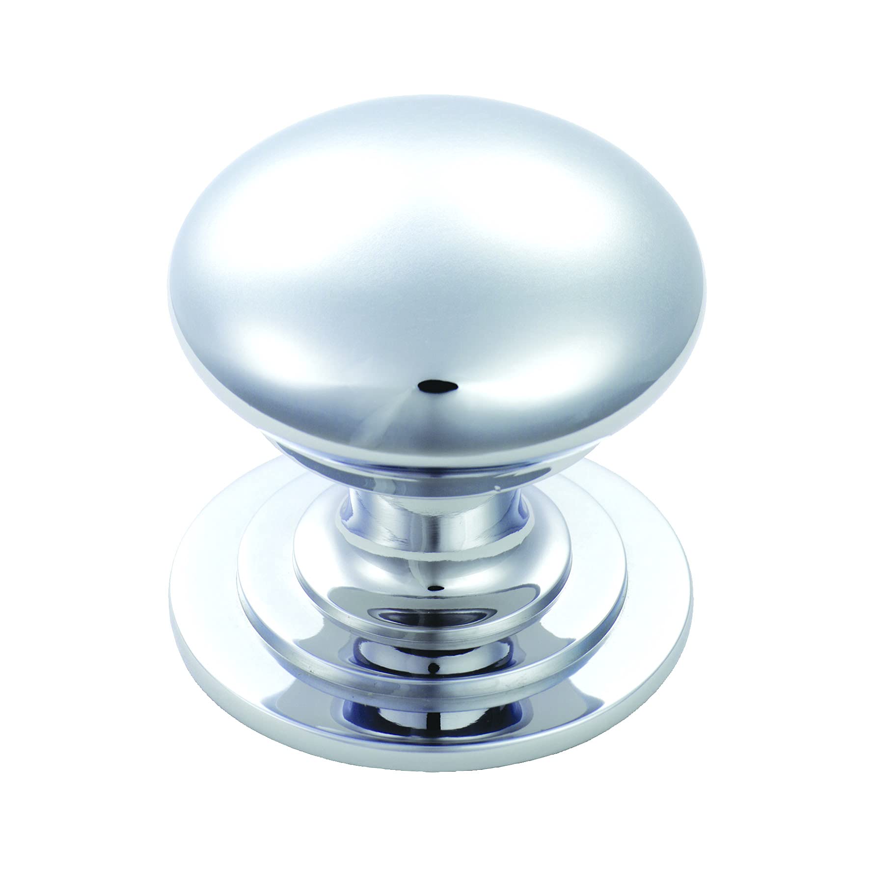 Carlisle Brass Polished Chrome Victorian Knob – 38Mm Cupboard & Cabinet Door Knob