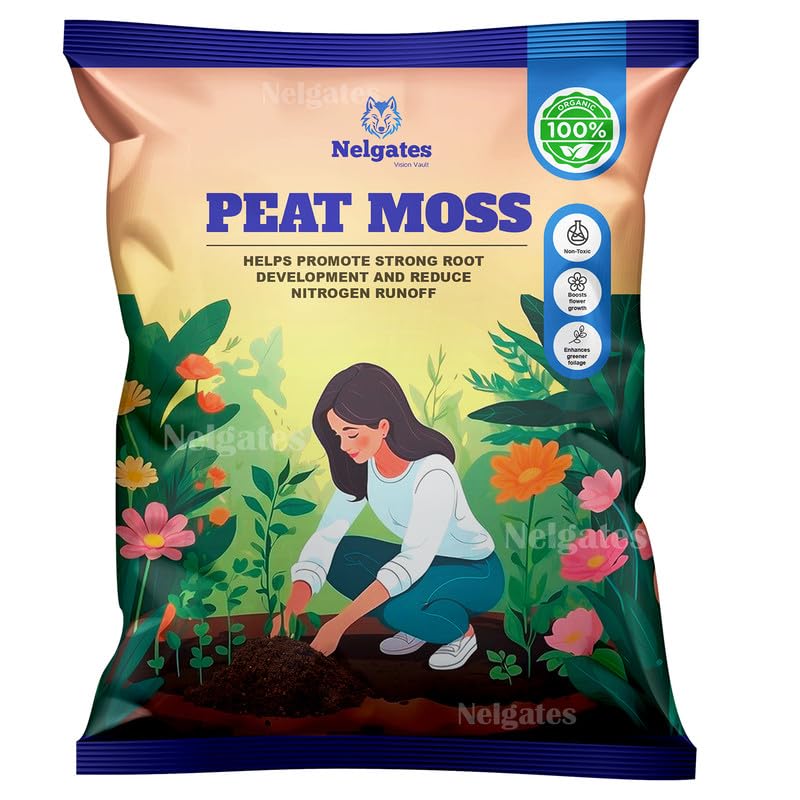 Nelgates Peat Moss Organic and Natural, for Potting Mix, Seed Starting, Organic Gardening 1kg (B0DD3LCKNG) Amazon Price History, Amazon Price Tracker