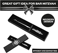 Vista 3 de Puntero de libro de Torá Yad Puntero Mano Acabado Gran bar Murciélago Mitzvah Regalo