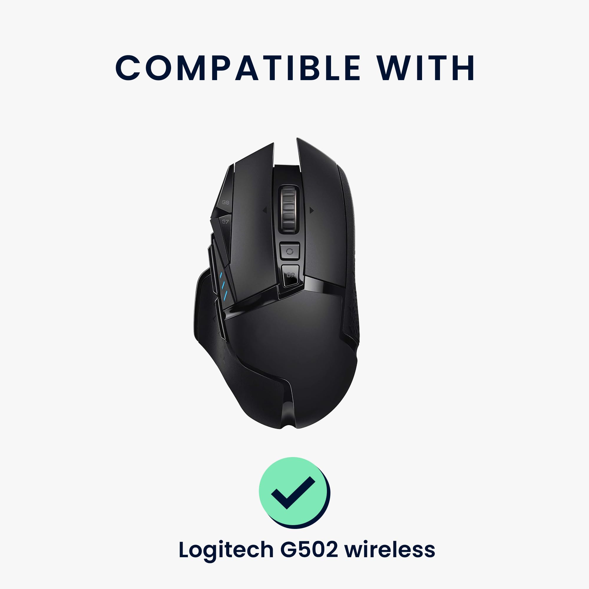 qianqian56 - Set di 2 piedini per mouse per mouse Logite-ch G502 Hero LIGHTSPEED
