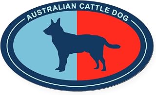 CafePress Australian Cattle Dog Oval Car Magnet, Euro Oval Bumper Magnet