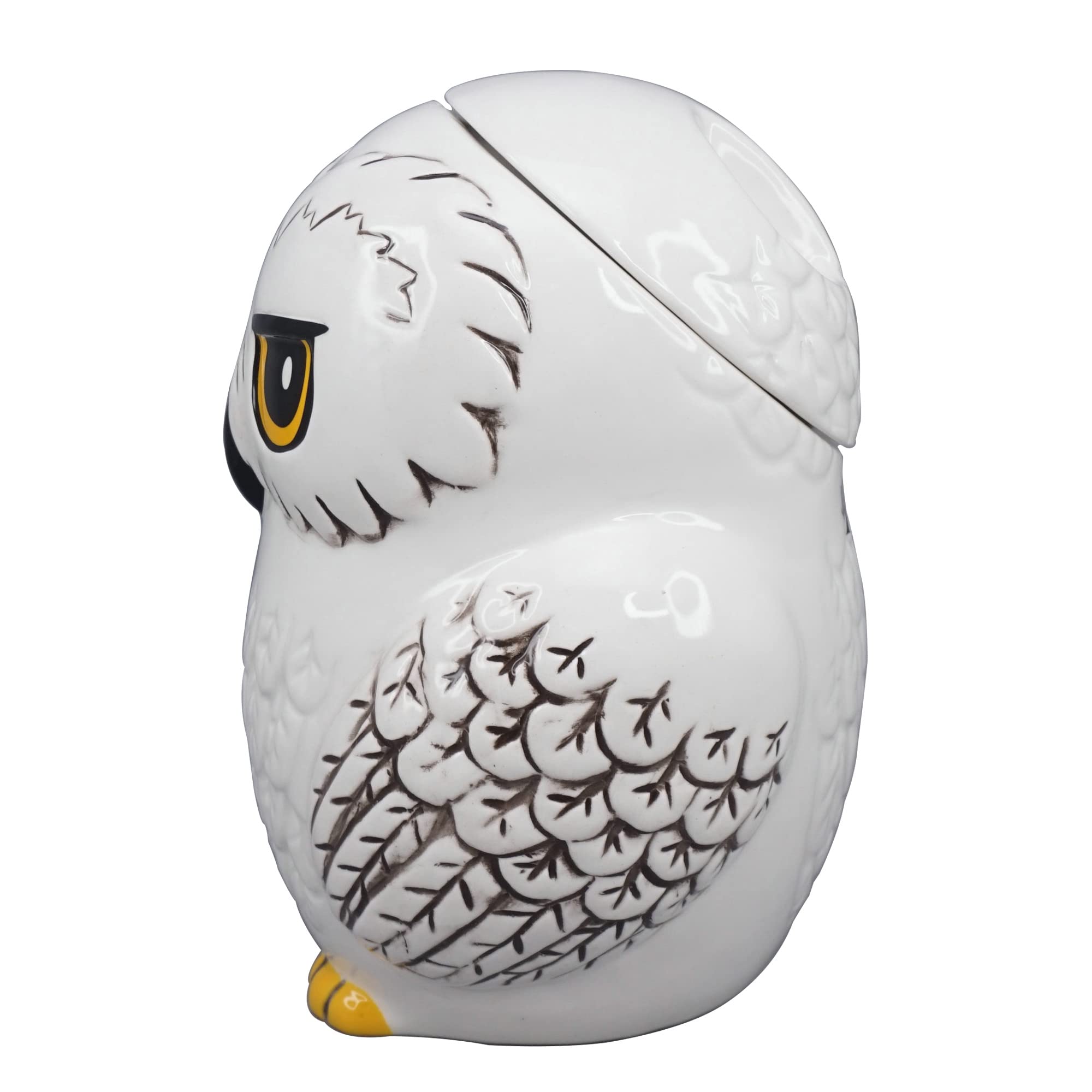 HARRY POTTER Bocal à Biscuits – Hedwig Owl – Pot à Biscuits Fantaisie – Boîte à Biscuits