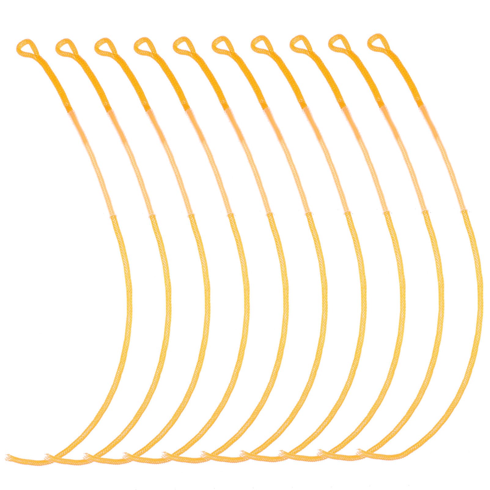 VANZACK Saltwater Leaders 10pcs 30lb Braided Wire Core Line for Spinners Sturdy and Wear-Resistant Wire