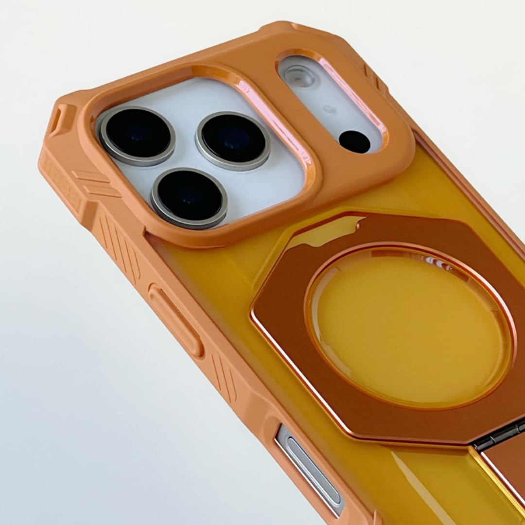 Etui ochronne z matowym wykończeniem i matowym wykończeniem do iPhone'a 17 Pro, ze stopu aluminium, z funkcją ładowania bezprzewodowego (do iPhone'a 17 Pro/SZARY)