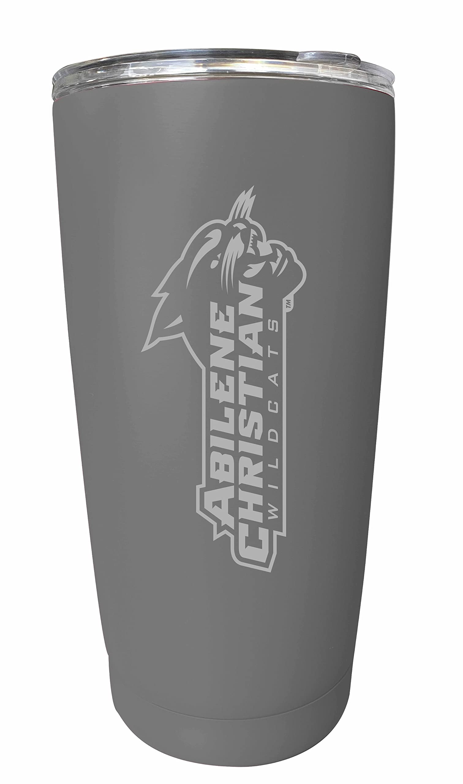 Abilene Christian University Etched 16 oz Stainless Steel Tumbler (Gray) Officially Licensed Collegiate Product