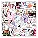 SBOBUY 100PCS Dancing Stickers,Water Bottles Laptop Car Decal - Perfect Dancer Gifts Dance Decals, Dance Party Favors (Dancing)