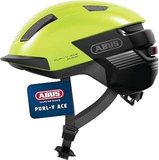 ABUS Fahrradhelm Purl-Y ACE mit LED-Licht – geeignet Fahrten auf E-Bike und S-Pedelec – Trendiger NTA-Schutzhelm für Erwachsene und Jugendliche