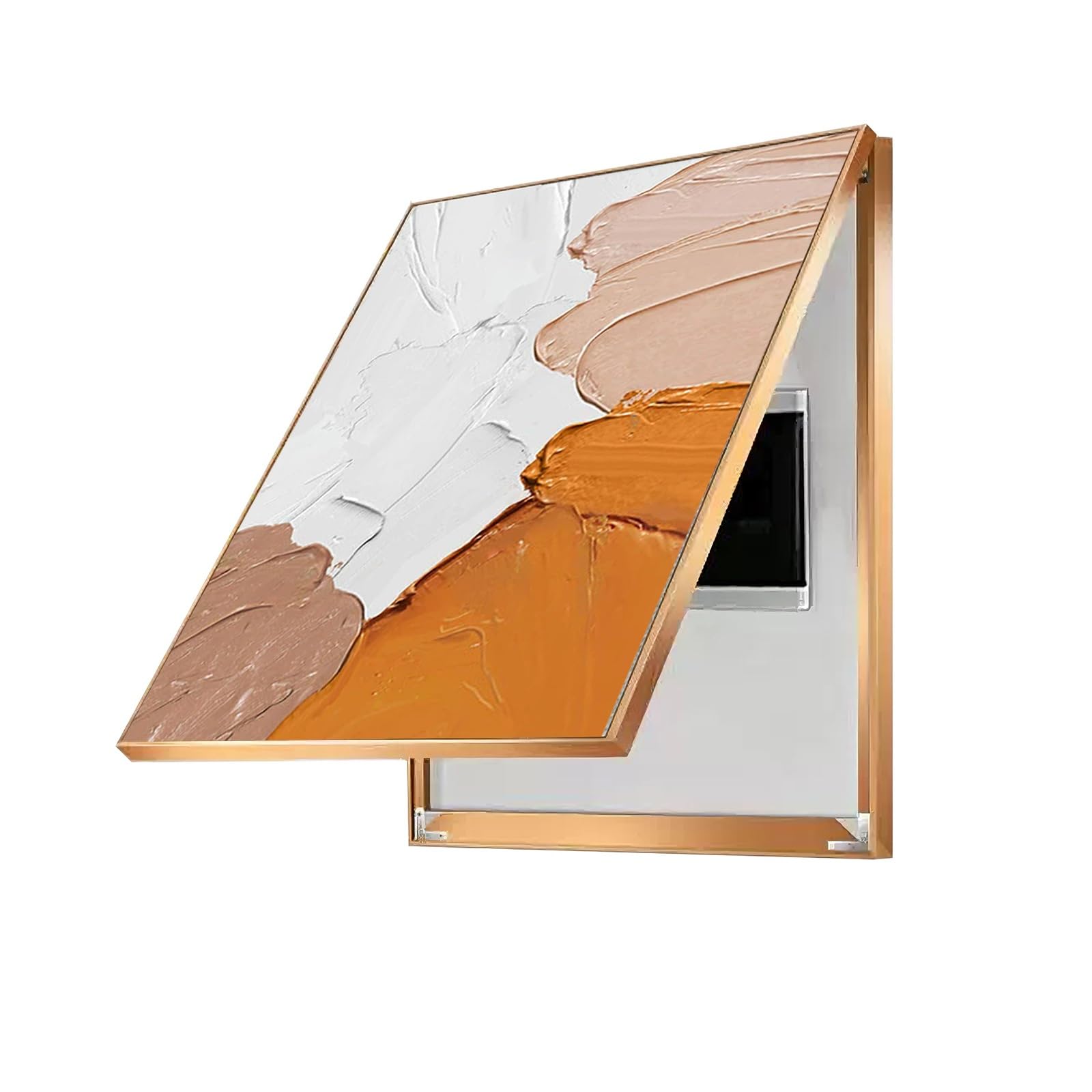 Gold-E Decorative Cover for Electrical Box 50x70cm,Gold-F,45X55CM/17.7x21.6in