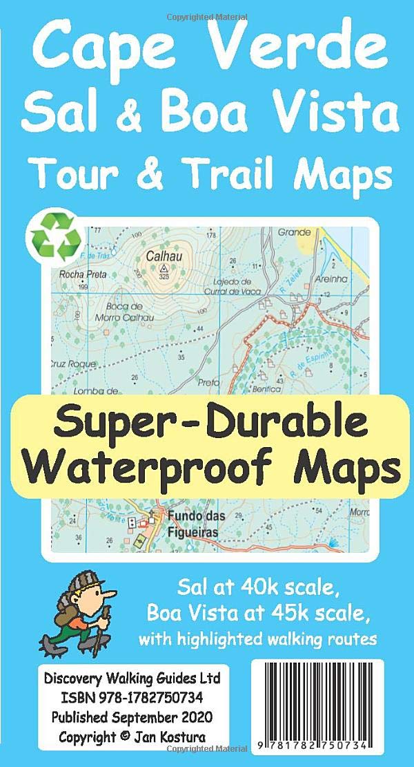 Cape Verde Sal and Boa Vista Tour and Trail Maps