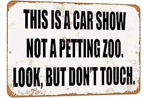 12X8 - Vintage Look Aluminum Metal Sign - Inches - Car Show...