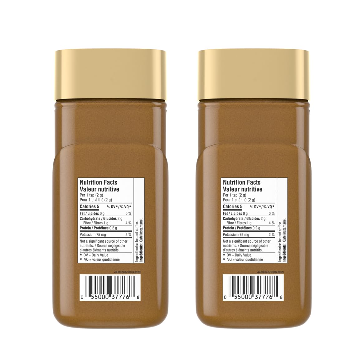 NESCAFE Gold Espresso Instant Coffee, 100g/3.5oz, Jar (2 Pack), {Imported from Canada}
