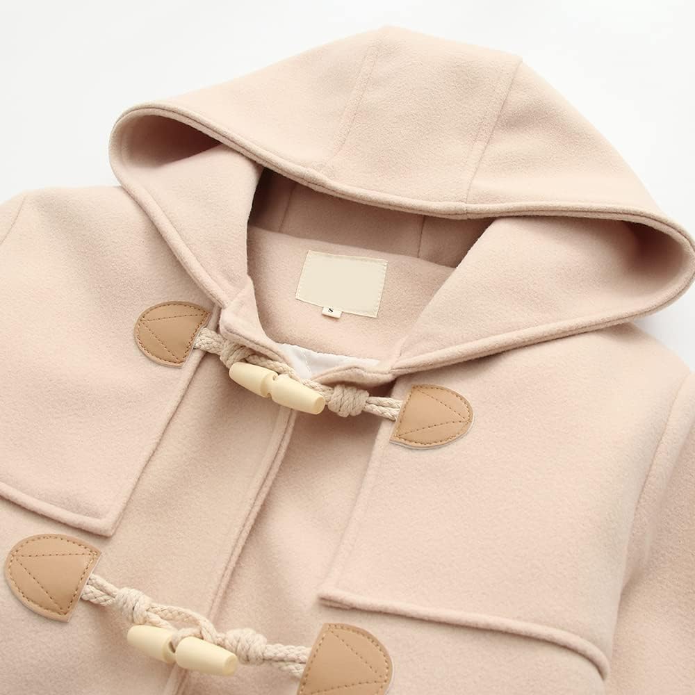 ダッフルコート レディース 学生 森ガール系 秋冬 無地 ジャケット 可愛い ラシャコート チェスターコート シンプル 暖かい クリスマス ロリータ 女の子 少女 ロング丈 ゆったり 厚手 体型カバー オシャレ お出かけ