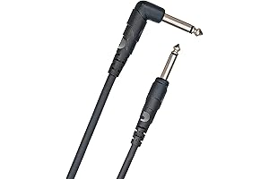 D'Addario Accessories Cable, Black, 10 feet (PW-CGTRA-10)