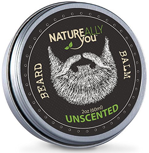 NATUREALLY YOU - Beard Balm - Unscented - (2 oz) - Condition, Smooth, Soften, Tame, Remove Beard Itch
