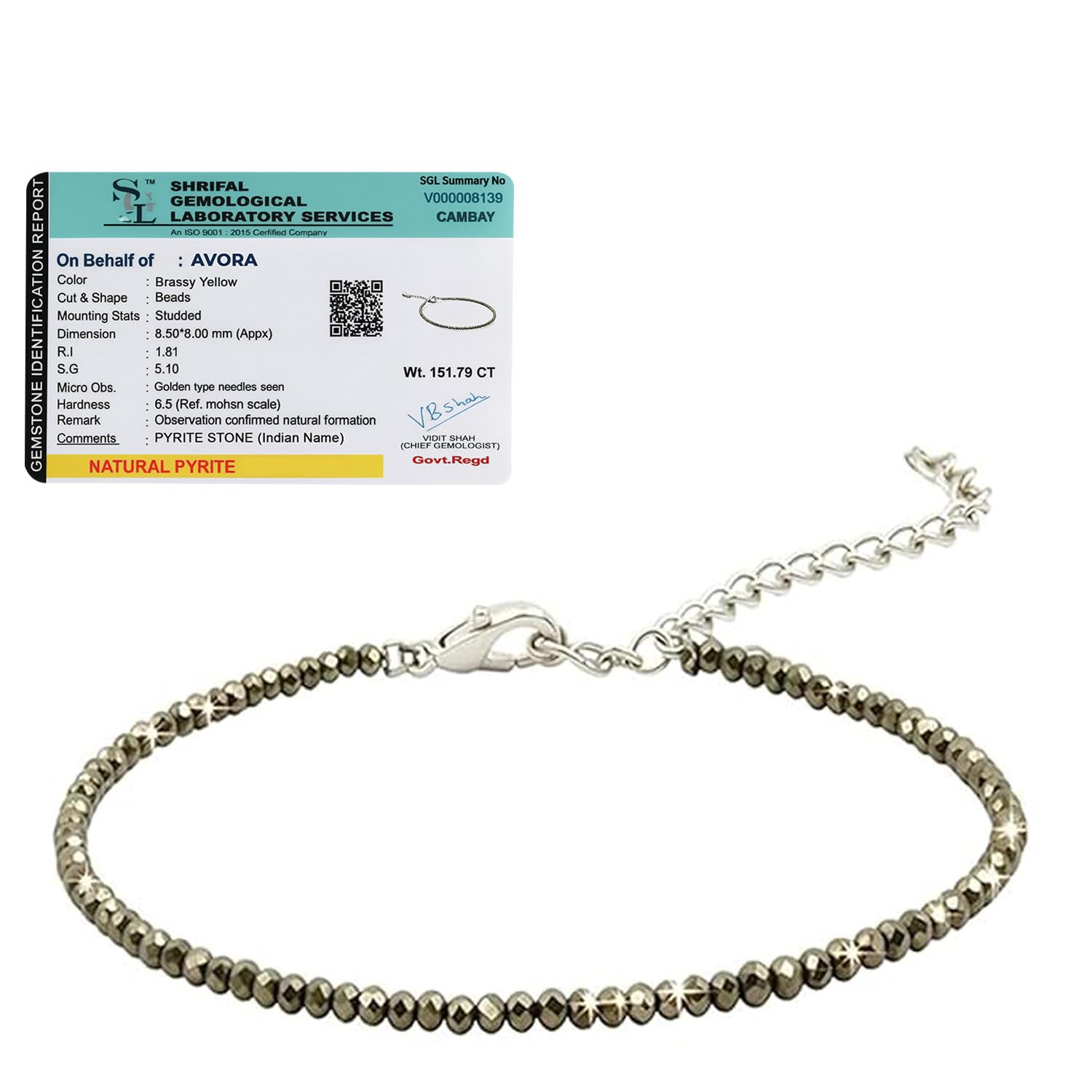 Raw Pyrite Anklet for Women Adjustable Crystal Payal Bracelet | Natural Certified Stone Jewellery for Wealth Luck Protection | Healing Beads Gift for Girls & Women-image-26