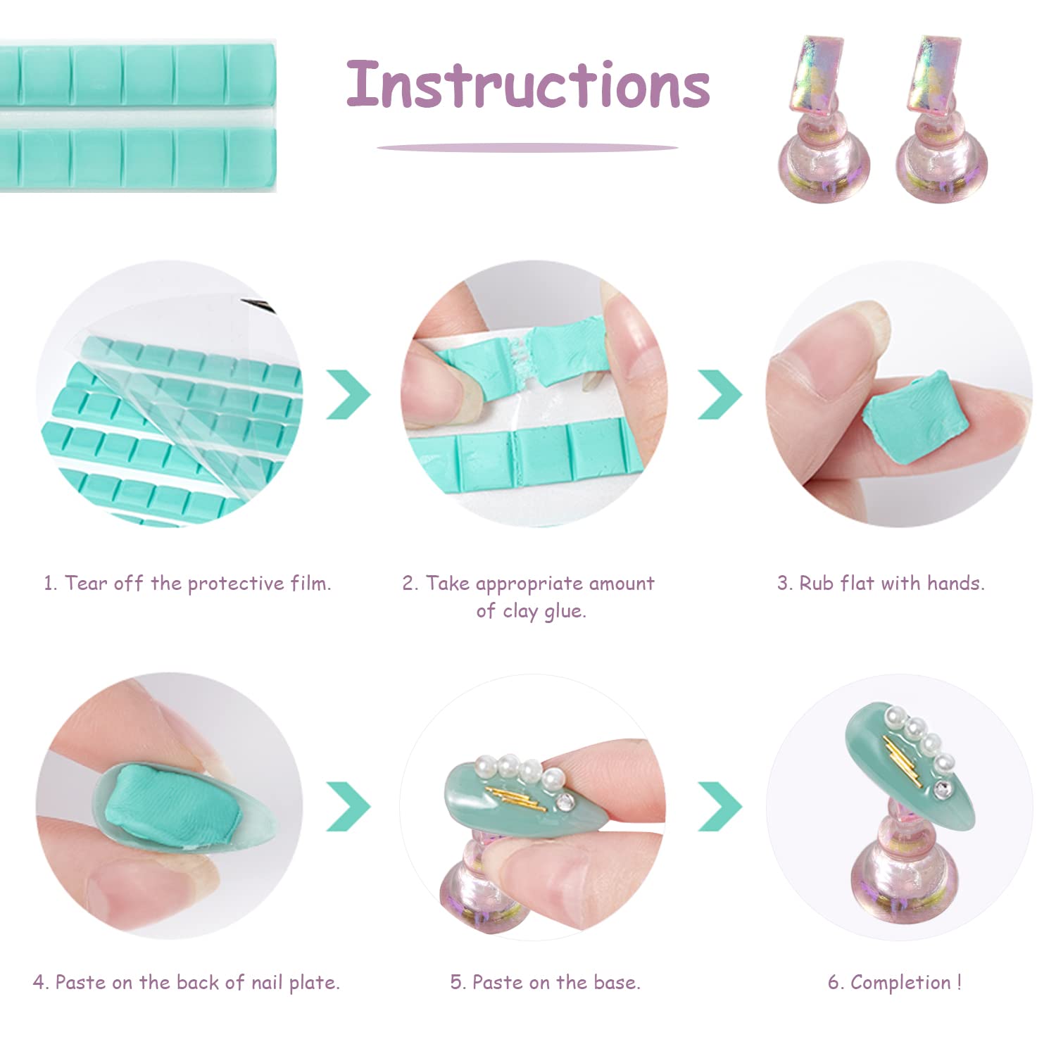 10 pièces de support d'art d'ongle magnétique rose, support de peinture d'ongle, présentoir d'art d'ongle, outil de pratique de faux ongles, avec 3 bases, 16 morceaux d'adhésif