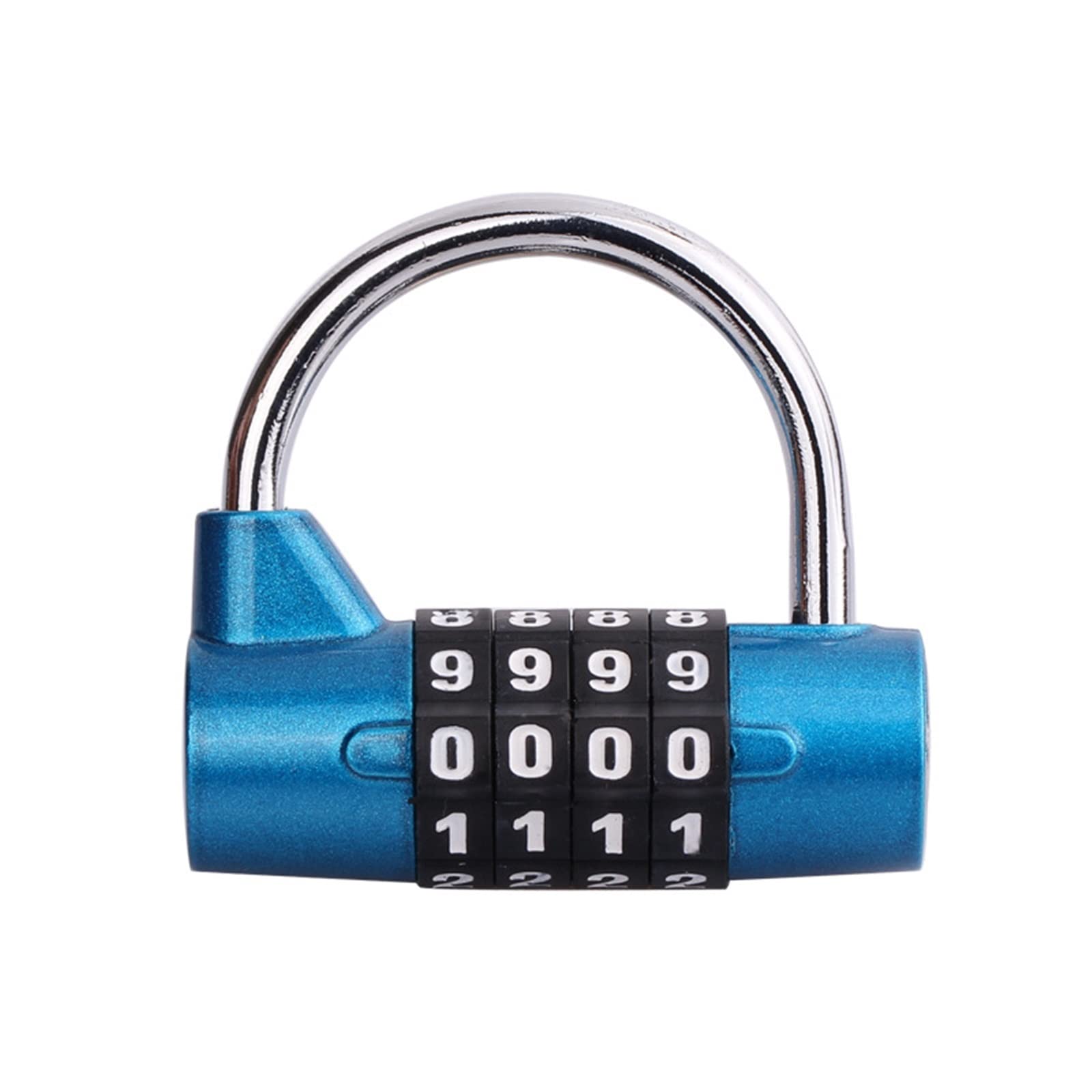 Lucchetti a combinazione， Lucchetti per valigie Lucchetto a combinazione in lega di zinco, 5 colori, codice di sicurezza, lucchetti di sicurezza