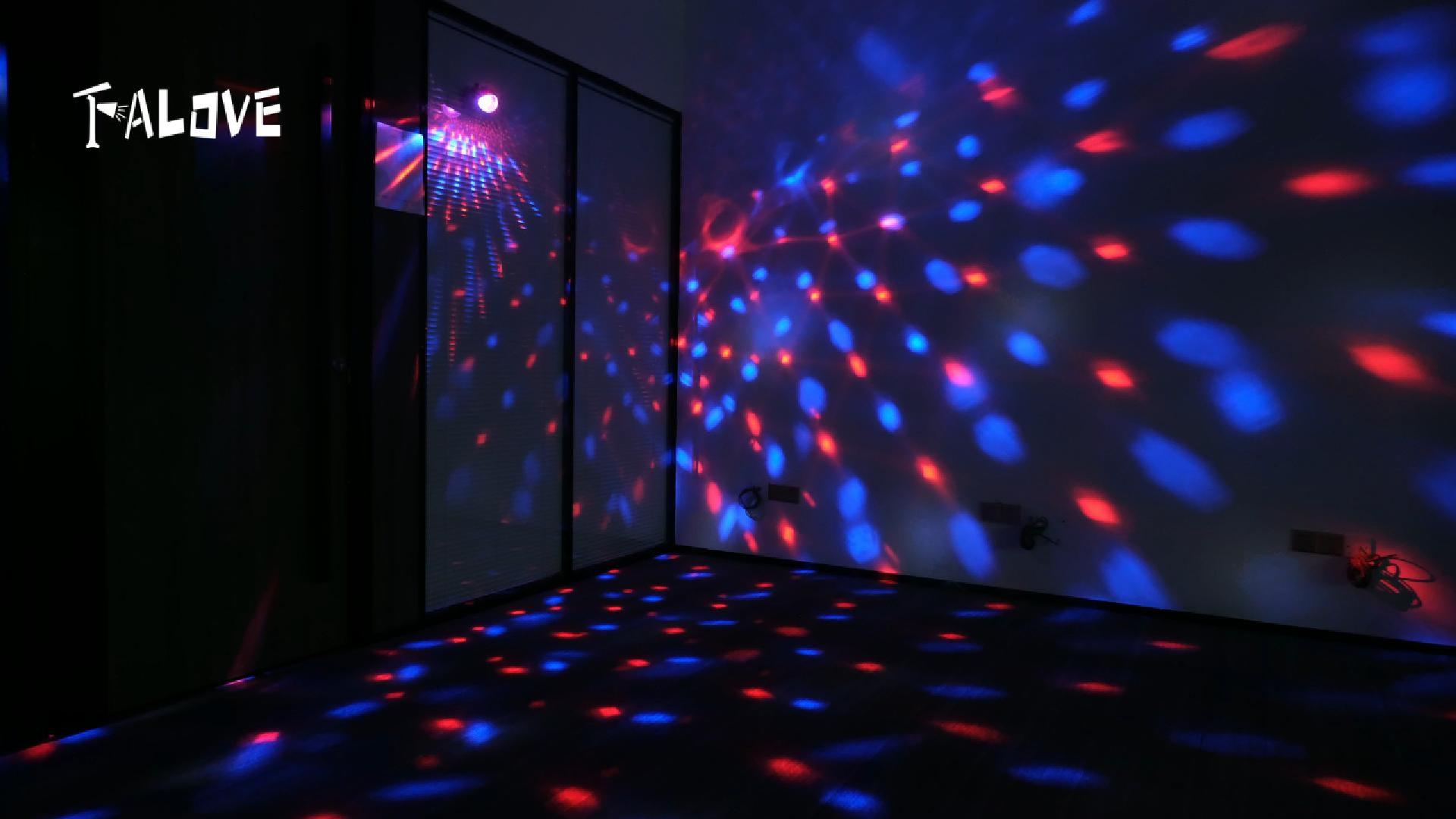 Image of FALOVE 2 Pack Cupcake RGB Disco Ball Lights for Party & Ambient Night Light