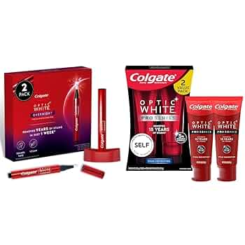 2個セット【Colgate】Whitening pen 新品 Amazon.com : Colgate Optic White Overnight Teeth Whitening