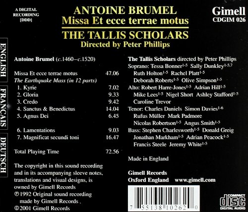 Miniatura 2 de Brumel Missa Et ecce terrae motus