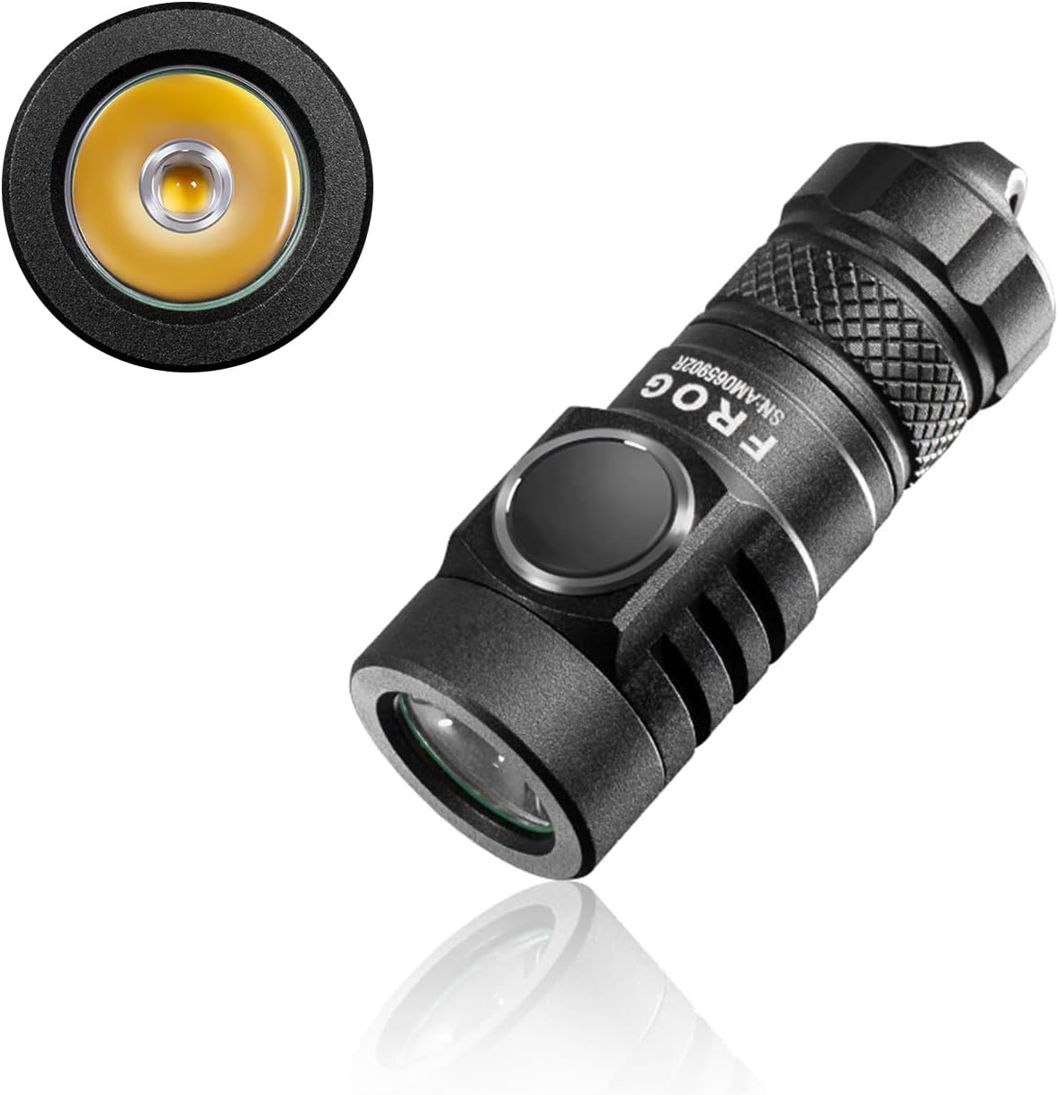 LUMINTOP Frog 2.0 Keychain Flashlight 600 Lumens Small LED Flashlight