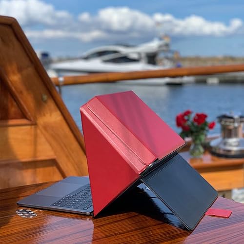 Miniatura 7 de Philbert Design Parasol y capucha Lux de privacidad  Universal para portátiles de 12"-13"-14"  Rojo  Materiales ecológicos  Reducción de