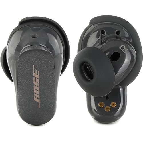Bose QuietComfort Earbuds II, Wireless, Bluetooth, Proprietary Active Noise Cancelling Technology in-Ear Headphones with Personalized Noise Cancellation & Sound, Eclipse Grey - Limited Edition