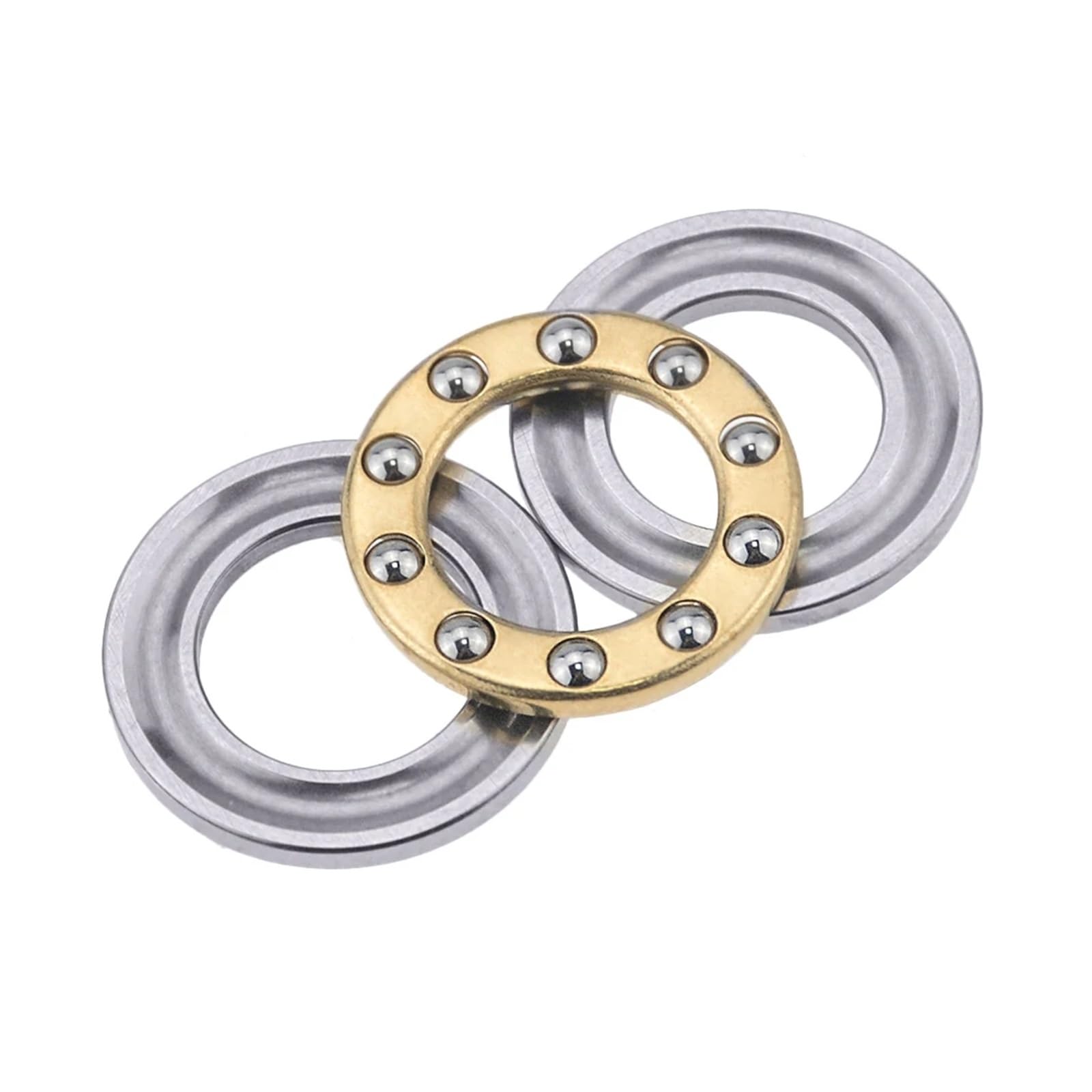 Axial-Zylinderrollenlager 10 Teile/los F2-6M F2.5-6M F3-8M F5-10M F6-12M F7-15M F8-16M F10-18M F12-21M Mi/NI 3-in-1 Flugzeug axial Kugellager Drucklager(F8-22M 8x22x7)