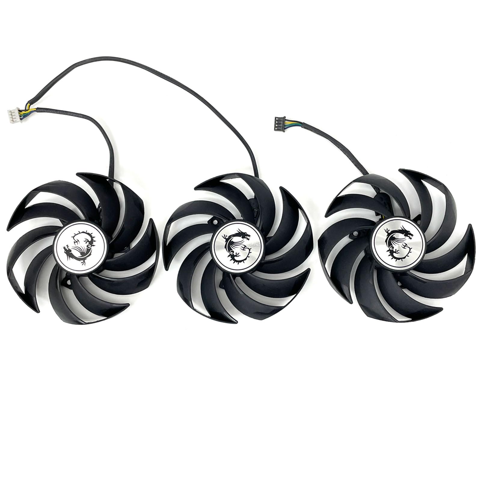 PLD09210B12HH RX 6800XT GAMING X TRIO Ventilateur pour carte graphique MSI RTX 3060 3060 Ti RTX 3070 3080 3090 Ti Gaming X Trio Ventilateur de refroidissement PLD09210S12HH (ventilateur de