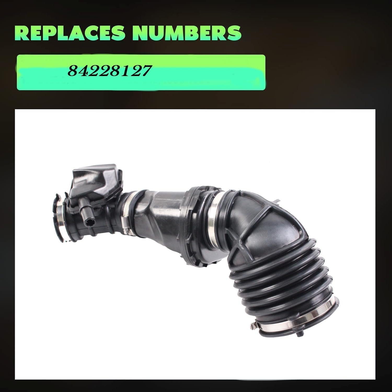 AUCERAMIC Air Intake Hose Compatible with 2018-2022 Chevy Equinox GMC Terrain 1.5L L4 GAS DOHC Replace#84228127