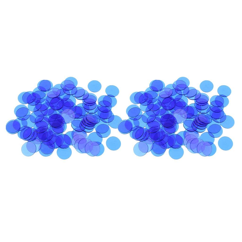 200pcs Professional Bingo Game Chips Counting Bingo Chips PolyBlue | Toys & Hobbies | Games | Board & Traditional Games | Contemporary Manufacture