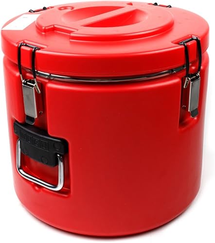 Vollum Recipiente aislado rojo con interior de acero inoxidable 15 litros disponible en Yaxa Venezuela