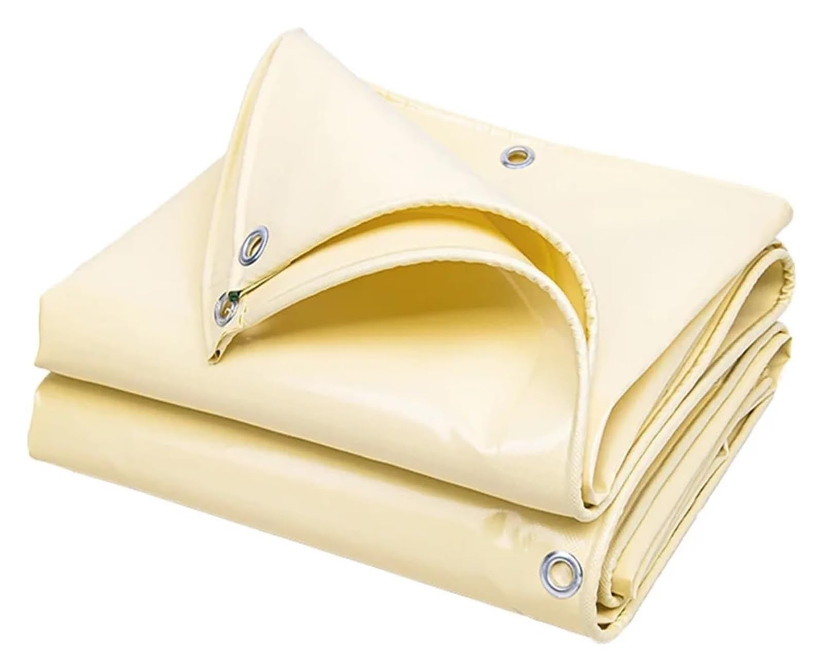 Heavy Duty Waterproof Cover Tarp, 0.5mm PVC Tarpaulin Waterproof 600gsm Multicolor Multiple Sizes(600gsm Beige,2x3.0m)