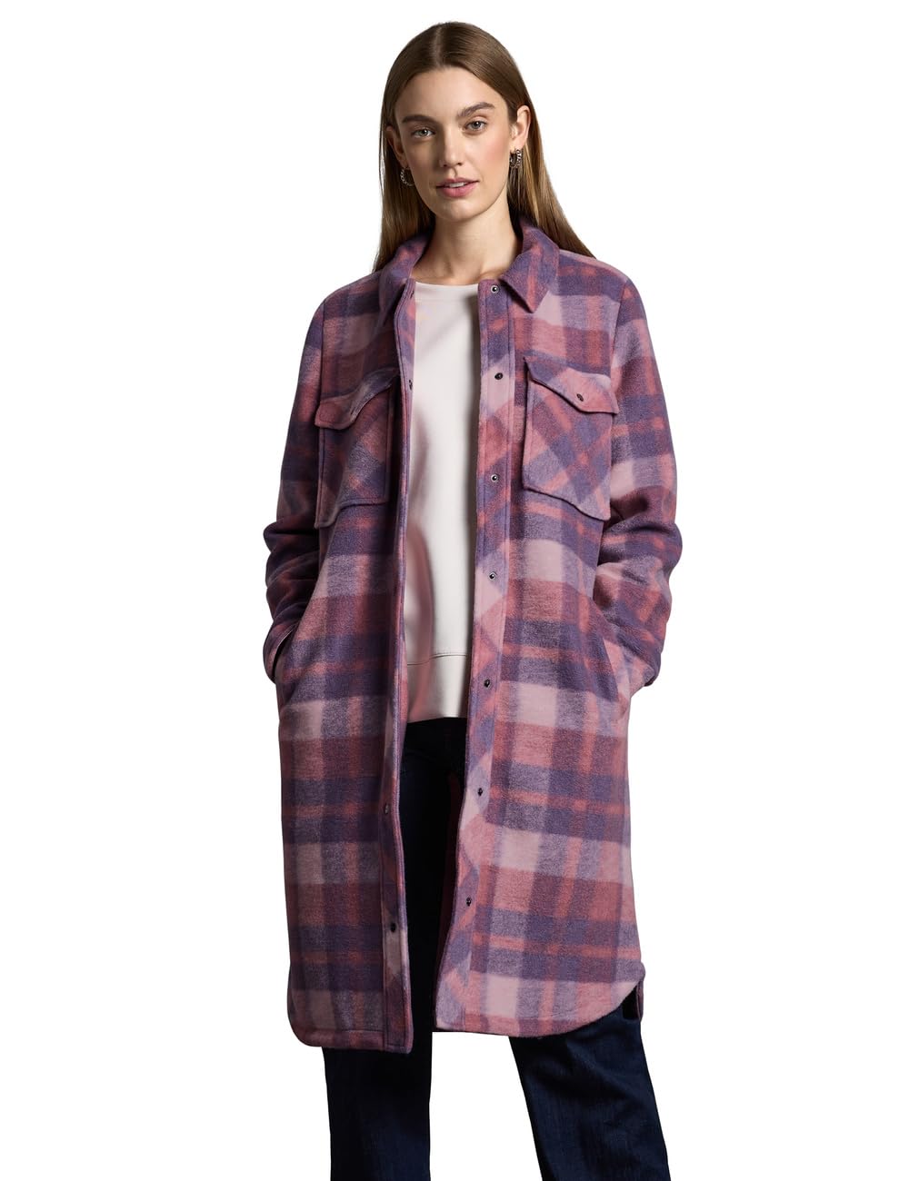 Street One Damen Jacke im Overshirt-Look