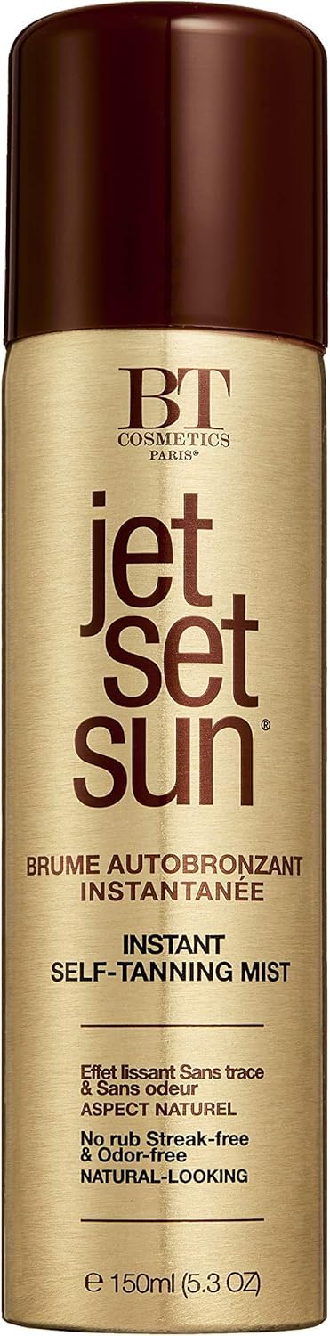 JET SET SUN - Brume bronzante instantannée visage et corps, Lot de 2 x 150ml (300) (300)